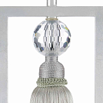 Торшер с прямоугольным тканевым абажуром на белом мраморном основании Silver Threads варинант исполнения - 2 | Loft Concept в Самаре