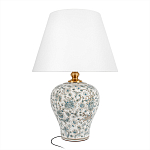 Настольная лампа с цветочной росписью Lamp Flower Painting варинант исполнения - 1 | Loft Concept в Самаре