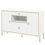 Консоль белая с двумя дверцами и ящиками Antique Order варинант исполнения - 1 | Loft Concept в Самаре