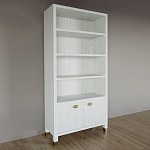 Книжный Стеллаж Elsa Dreams White с задней стенкой варинант исполнения - 2 | Loft Concept в Самаре