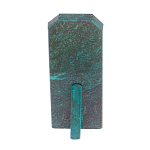 Часы погон ВС подарочные настольные из натурального камня Змеевик Military Clock варинант исполнения - 18 | Loft Concept в Самаре