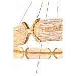 Люстра кольцевая с текстурным природным рисунком IceFlame варинант исполнения - 5 | Loft Concept в Самаре