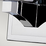 Бра для ванных комнат с белым цилиндрическим плафоном на прямоугольном основании цвета хром Feiss варинант исполнения - 4 | Loft Concept в Самаре