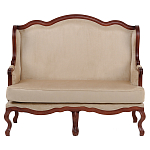 Диван двухместный из натурального бука бежевый Solid Luxury варинант исполнения - 1 | Loft Concept в Самаре