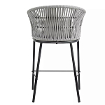 Стул барный с декоративным плетением на спинке и подлокотниках Chair Weave варинант исполнения - 4 | Loft Concept в Самаре