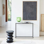 Фигурный приставной столик черного цвета AMORPHOUS варинант исполнения - 4 | Loft Concept в Самаре