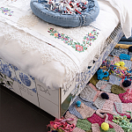 Дизайнерская кровать с системой хранения варинант исполнения - 4 | Loft Concept в Самаре