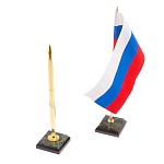 Настольный письменный набор из нефрита на ножках Executive Recruitment варинант исполнения - 4 | Loft Concept в Самаре