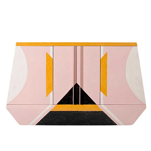 Дизайнерский комод с геометрическим рисунком Arredi