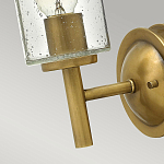 Бра с плафоном в форме цилиндра из прозрачного стекла с пузырьками Hinkley варинант исполнения - 3 | Loft Concept в Самаре